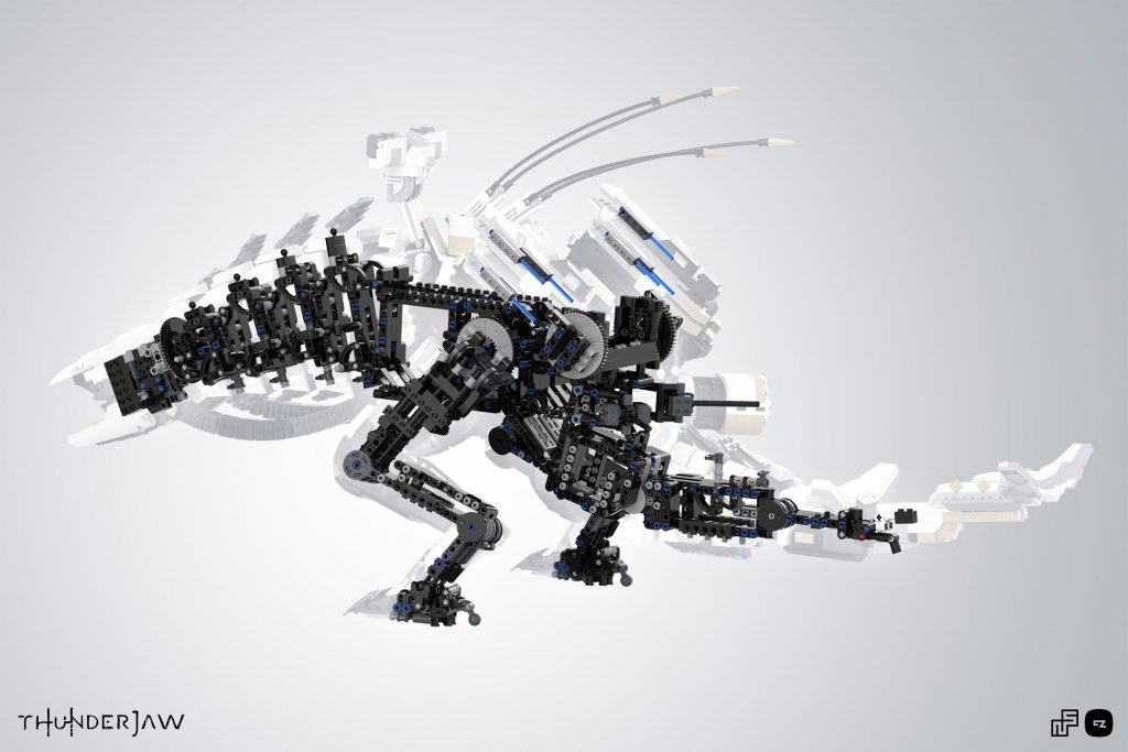 LEGO MOC Thunderjaw - Horizon Zero Dawn by Nicola Stocchi