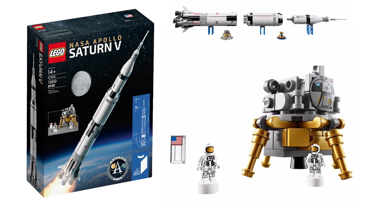 LEGO 21309 Saturn V Apollo NASA - Timelapse DTN